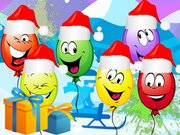 Christmas Balloons Bursting Game Online