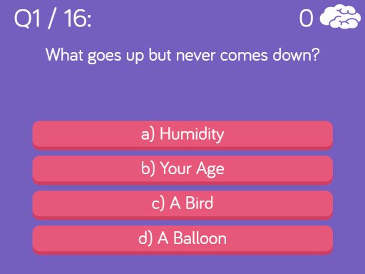 Brain Teasers Game Image Brain Teasers Game