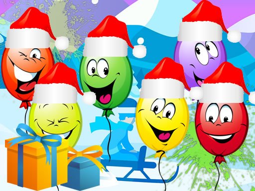 Christmas Balloons Bursting Game Image Christmas Balloons Bursting Game