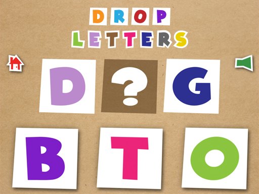 Drop Letters Game Image Drop Letters Game