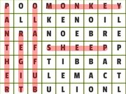 Word Search Animals Game Online